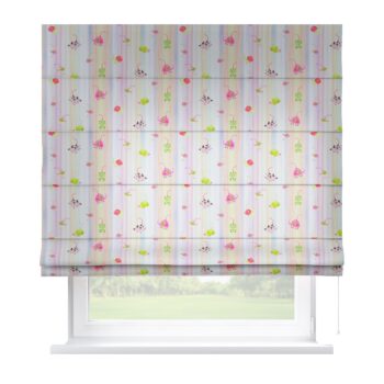 Rímska roleta Capri, farebné zvieratka na farebnom pozadí, Výpredaj, 151-05