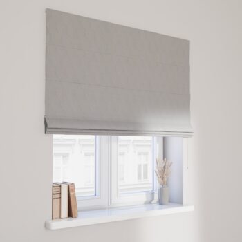 Rímska roleta Capri, geometrický vzor na sivom podklade, Blackout - zatemňujúca, 269-19