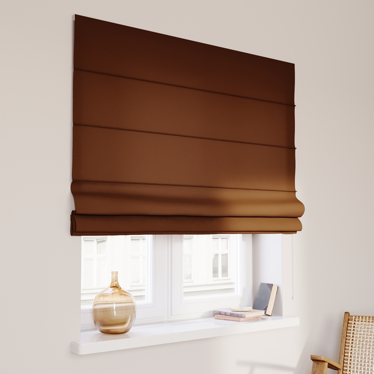 Rímska roleta Capri, hnedá, Crema, 182-83 Rímska roleta Capri, hnedá, Crema, 182-83