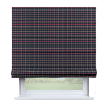 Rímska roleta Capri, modro - červené káro, Quadro, 142-68