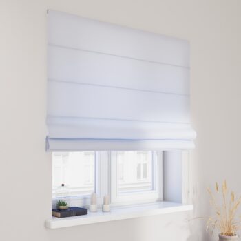 Rímska roleta Capri, pastelovo modrá, Loneta, 133-35