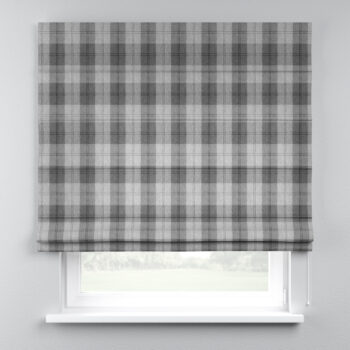 Rímska roleta Capri, sivo - grafitové káro, Edinburg, 115-75