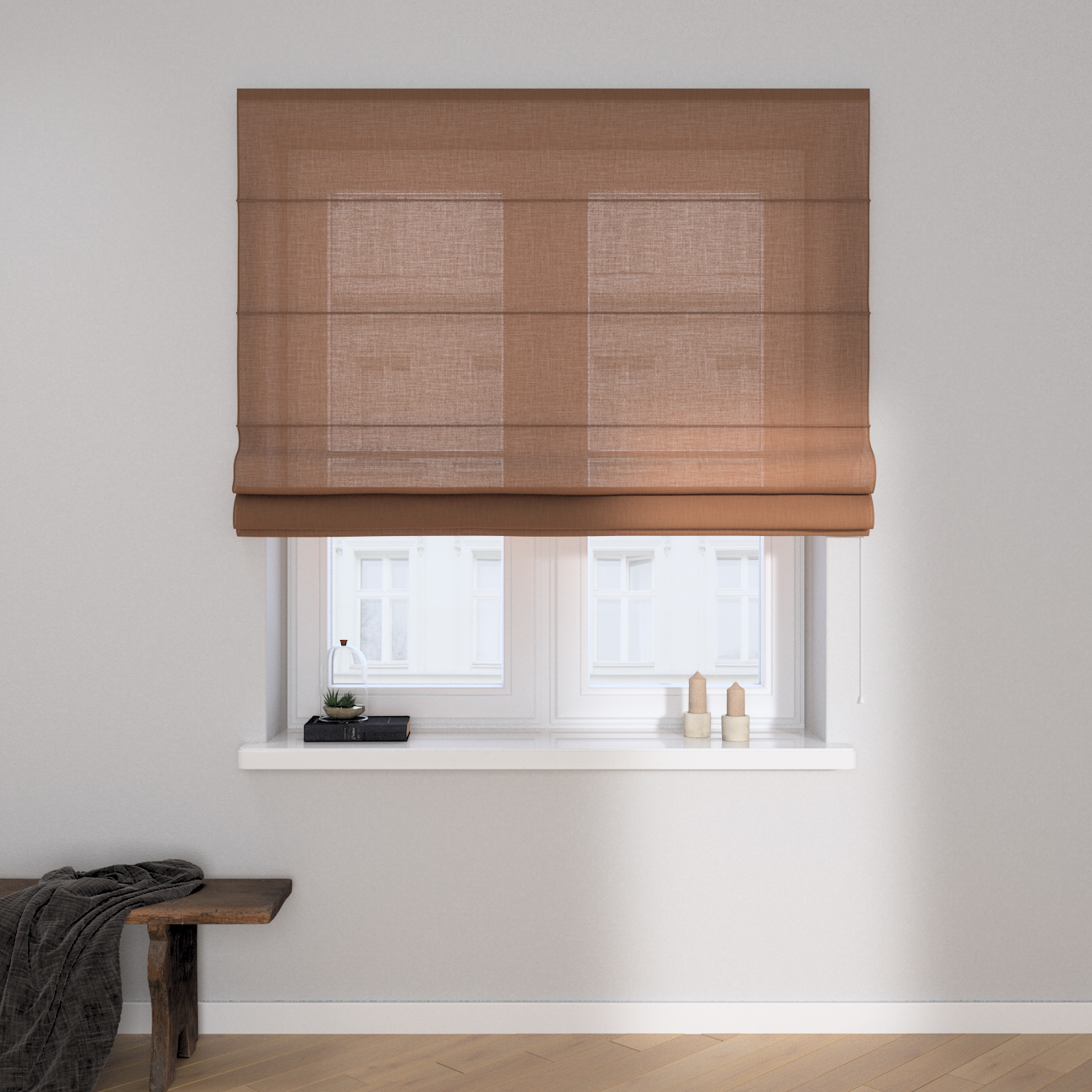 Rímska roleta Capri, škorica, Sensuale Premium, 144-45 Rímska roleta Capri, škorica, Sensuale Premium, 144-45