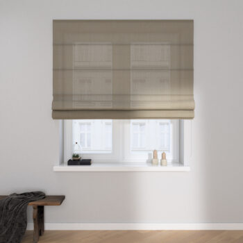 Rímska roleta Capri, tmavo béžová, Alara Premium, 145-01