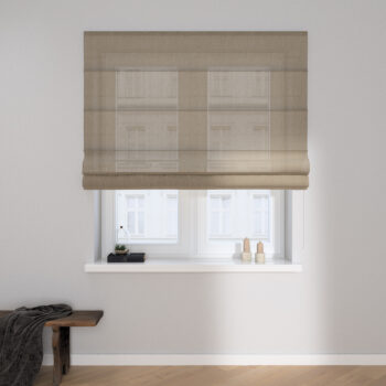 Rímska roleta Capri, tmavo béžová, Alara Premium, 145-03