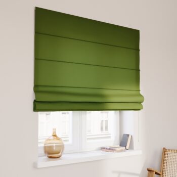 Rímska roleta Capri, tmavozelená, Crema, 185-87