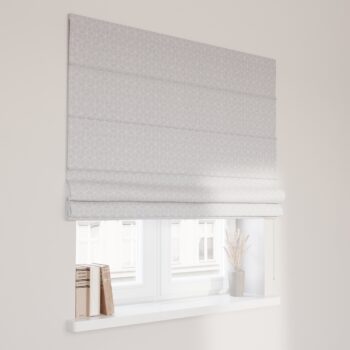 Rímska roleta Capri, vzor kocky na sivom podklade, Sunny, 143-50