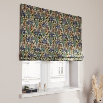 Rímska roleta Capri, zeleno-modrá, Intenso Premium, 144-29