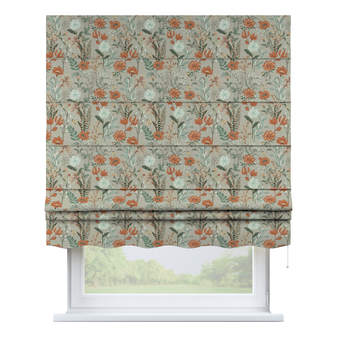 Rímska roleta Florencia, farebné kvety, Flowers, 143-70 Rímska roleta Florencia, farebné kvety, Flowers, 143-70