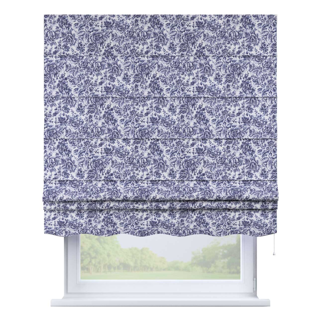 Rímska roleta Florencia, modrá a biela, Arte, 144-04 Rímska roleta Florencia, modrá a biela, Arte, 144-04