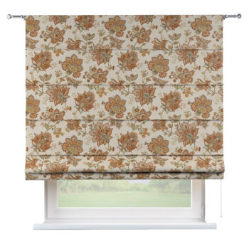 Rímska roleta Torino, béžové kvety, Intenso Premium, 144-27