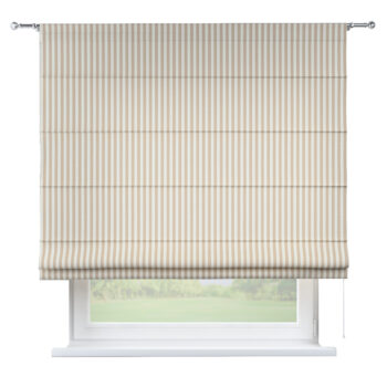 Rímska roleta Torino, béžovo-biele prúžky, Quadro, 136-07