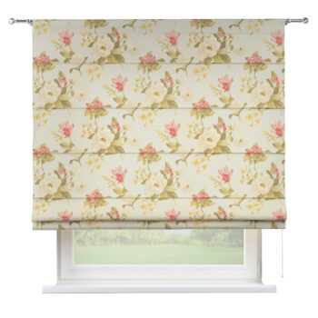 Rímska roleta Torino, duże kwiaty na niebieskim tle, Londres, 143-86