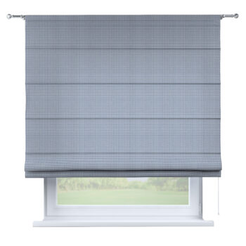 Rímska roleta Torino, granátovo -biele malé káro, Quadro, 136-00