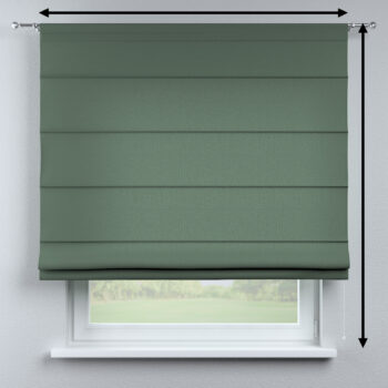 Rímska roleta Torino, matná zelená, Linen, 159-08