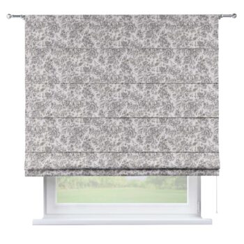 Rímska roleta Torino, šedá a biela, Arte, 144-02