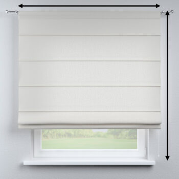 Rímska roleta Torino, teplá biela, Linen, 159-06