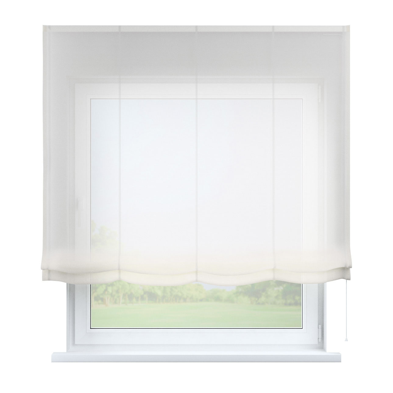 Rímska roleta Venice, krémová, Voálové záclony, 900-01 Rímska roleta Venice, krémová, Voálové záclony, 900-01