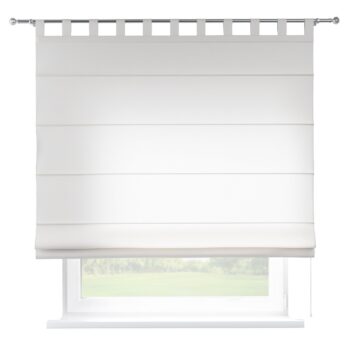 Rímska roleta Verona, biela, Linen, 392-04
