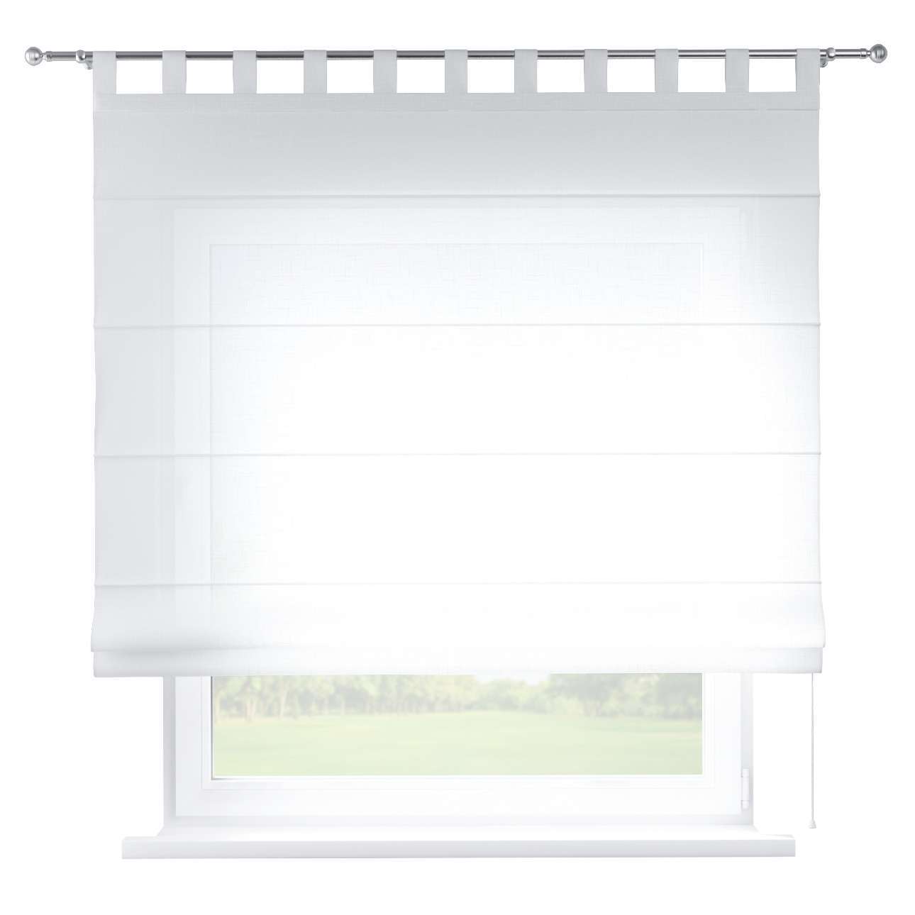 Rímska roleta Verona, poloriesvitná, biela, Romantica, 128-77 Rímska roleta Verona, poloriesvitná, biela, Romantica, 128-77