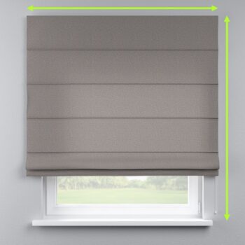 Rímska roleta s bielou krajkou, sivá, Edinburg, 115-81
