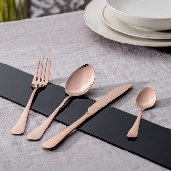 Sada príborov Lord Copper pre 4 osoby 16 kusov