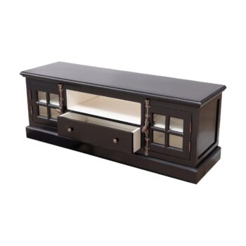 Skrinka RTV Josephine 150 x 46 x 56 cm black, 150 x 45 x 56 cm