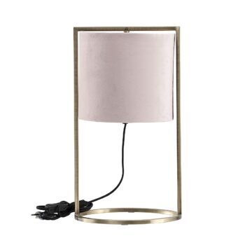 Stolová lampa Santos Light Pink, 45 cm