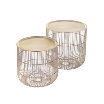 Súprava stolíkov Oro 2 ks, 39 x 39 x 42 cm