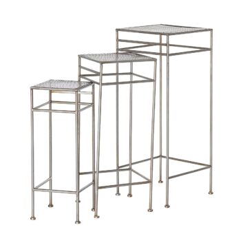 Súprava stolíkov Vivian 3 ks., 20/25/30 x 20/25/30 x 55/65/75 cm