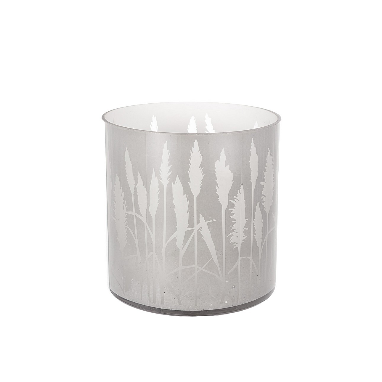 Svietnik Grass Silver 15cm, ⌀15 cm Svietnik Grass Silver 15cm, ⌀15 cm