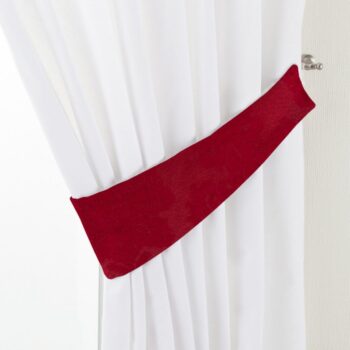 Úchyt Victoria, 1ks, bordová tkanina s vytkaným ornamentom , 12 x 70 cm, Damasco, 613-13