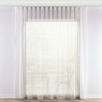 Záclona s riasením WAVE, ecru, Voálové záclony, 183-33
