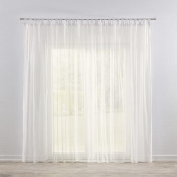 Záclona z voálu na pútkach, ecru, Voálové záclony, 183-33