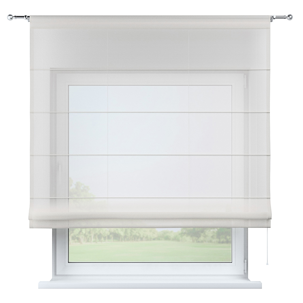 Záclonová roleta Sewilla, krémová, Voálové záclony, 900-01 Záclonová roleta Sewilla, krémová, Voálové záclony, 900-01