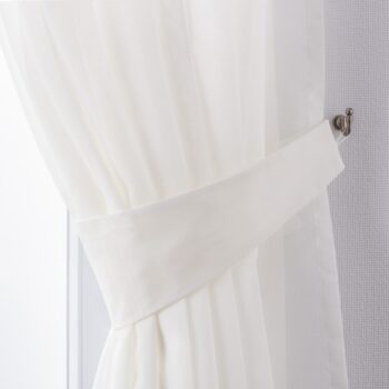 Záclonový úchyt Victoria, ecru, 12 x 70 cm, Voálové záclony, 183-33