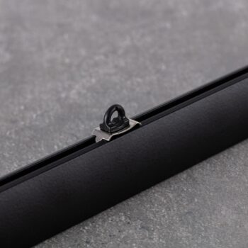 Zarážka stropnej koľajnice Premium čierna, 1 x 2 x 1,5 cm