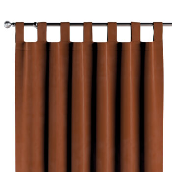 Záves na pútkach, Terracotta, Velvet, 704-33