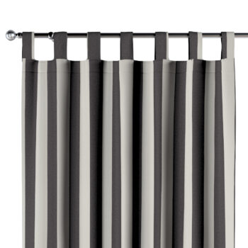 Záves na pútkach, biało-grafitowe pionowe pasy, Quadro, 143-92