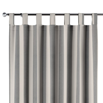 Záves na pútkach, biało-szare pionowe pasy, Quadro, 143-91