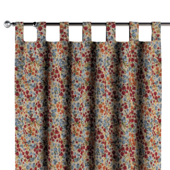 Záves na pútkach, červeno-modrá, Intenso Premium, 144-30