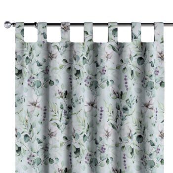 Záves na pútkach, magnólie na mätovom podklade, Flowers, 143-66