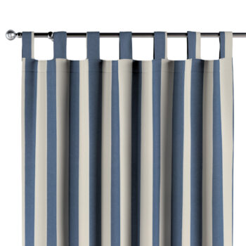 Záves na pútkach, niebiesko-białe pionowe pasy, Quadro, 143-90