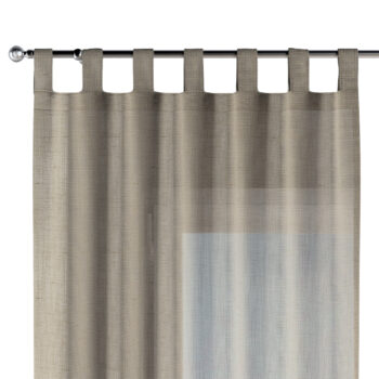 Záves na pútkach, tmavo béžová, Alara Premium, 145-03