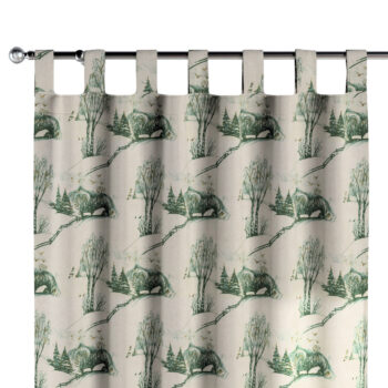 Záves na pútkach, zeleno-béžová, Avinon, 629-44