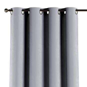 Záves s kolieskami, Lysegrå, Velvet, 704-24