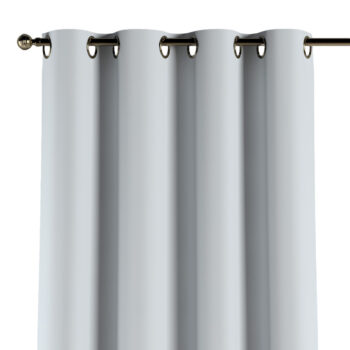 Záves s kolieskami, bielo - sivá, Blackout 300 cm, 269-05