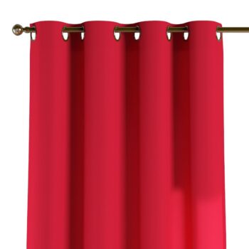 Záves s kolieskami, červená, Quadro, 136-19