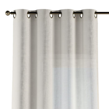 Záves s kolieskami, ecru, Alara Premium, 145-04