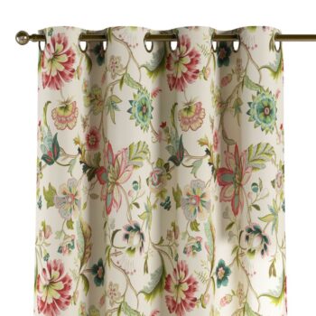 Záves s kolieskami, farebné kvety, Londres, 122-00